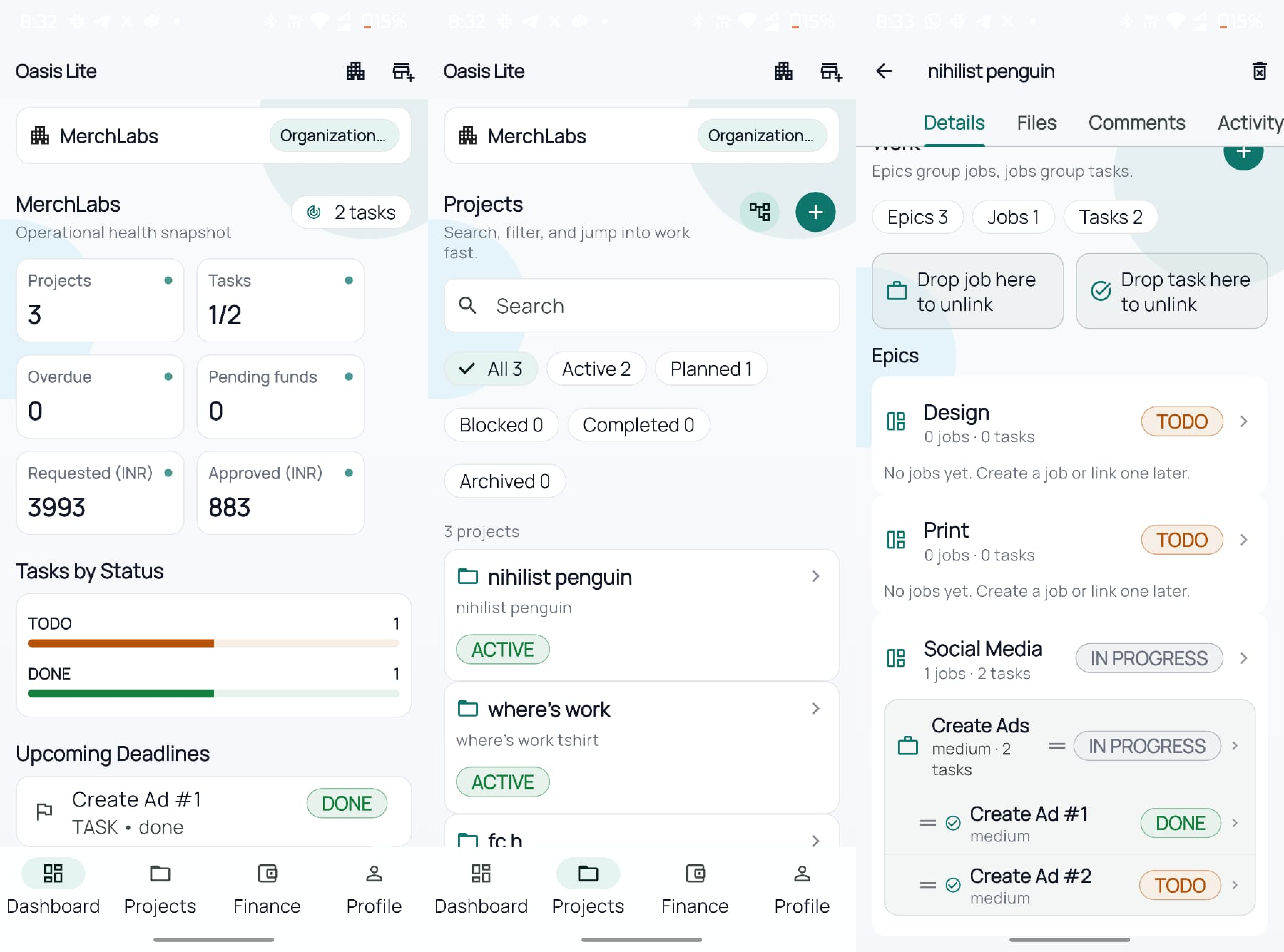 Oasis Lite screenshot
