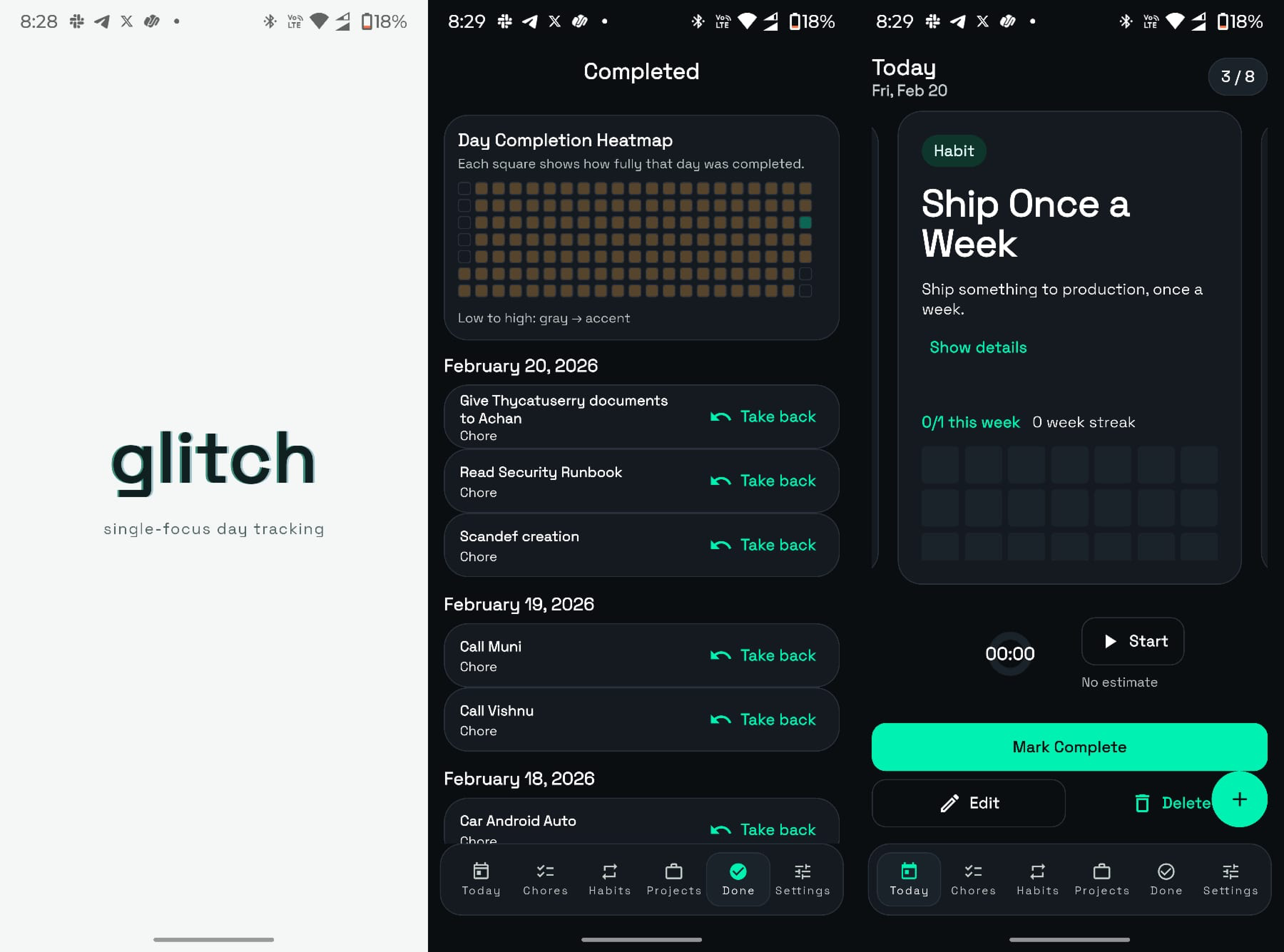 Glitch app screenshot