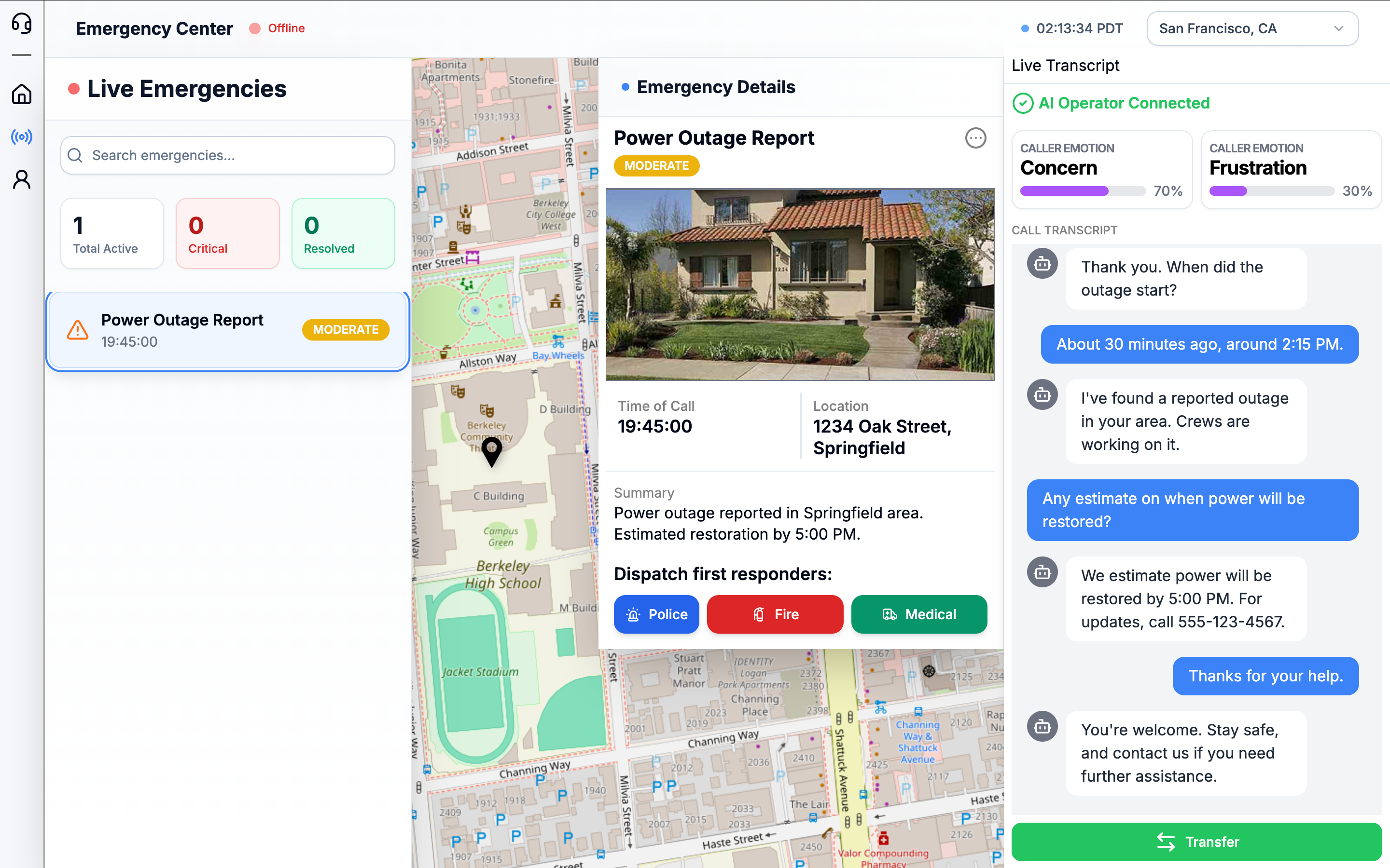 EchoLink dashboard screenshot
